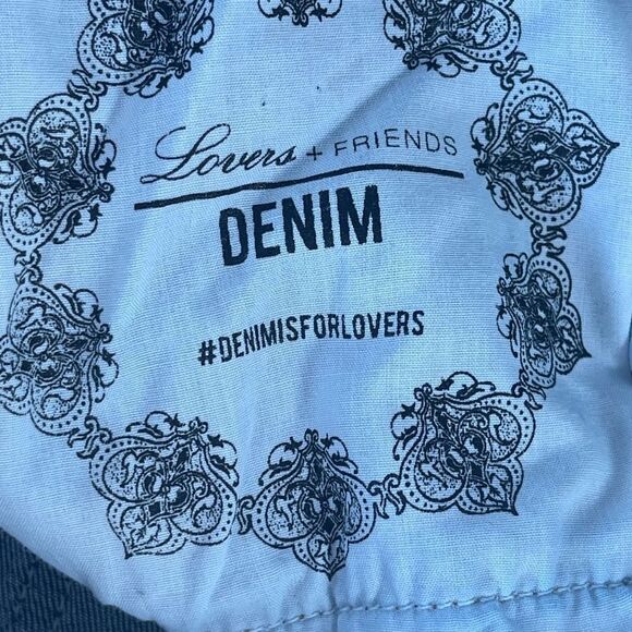 Lovers + Friends Ricky Super Distressed Mid Rise Skinny Jeans In Axis Sz 25 - Picture 13 of 16